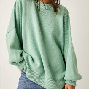 Free People Easy Street Tunic in Pastel Jade